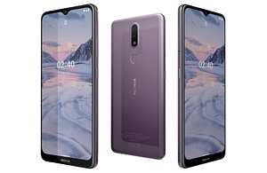 Nokia 2 4 Dusk Low Poly 3D