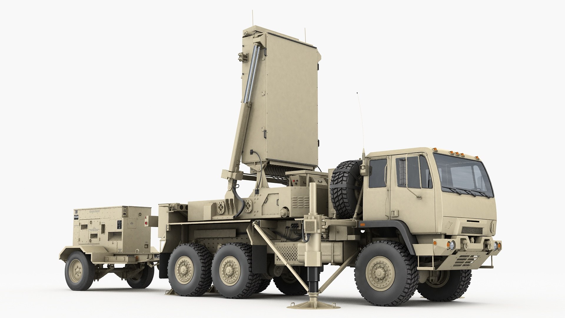 Tpq-53 Radar General Counterfire 3D Model - TurboSquid 1540558