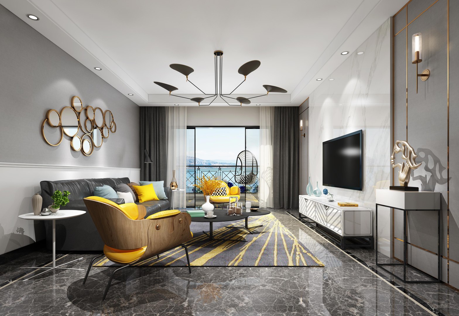 3D Model 51- Modern Living Room - TurboSquid 2026399