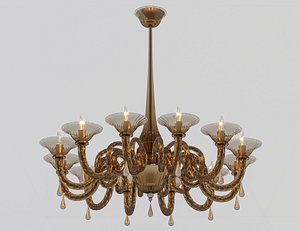 3D chandelier classic