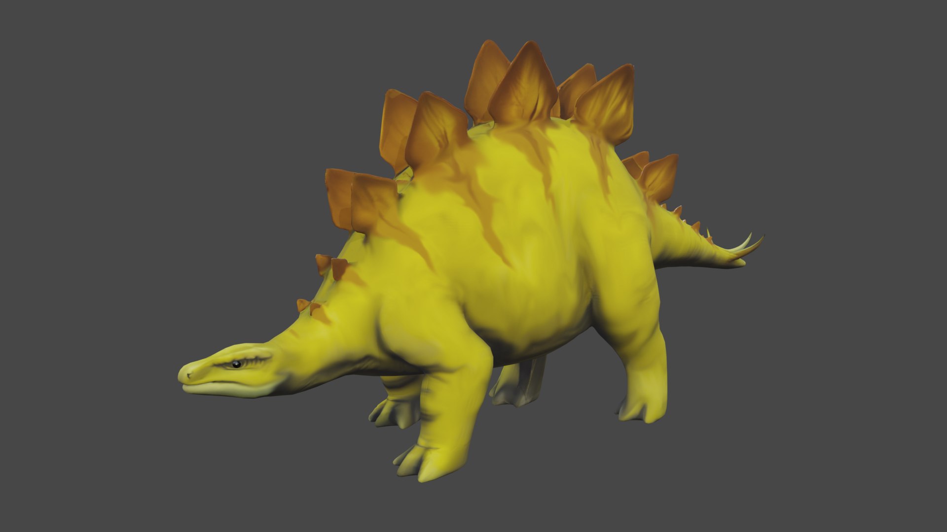 Stegosaurus Dinosaur Rig Blender 3D - TurboSquid 2345374