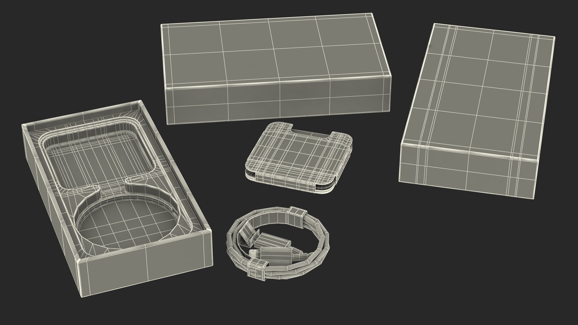 12 Mini Box Black 3D - TurboSquid 1704883
