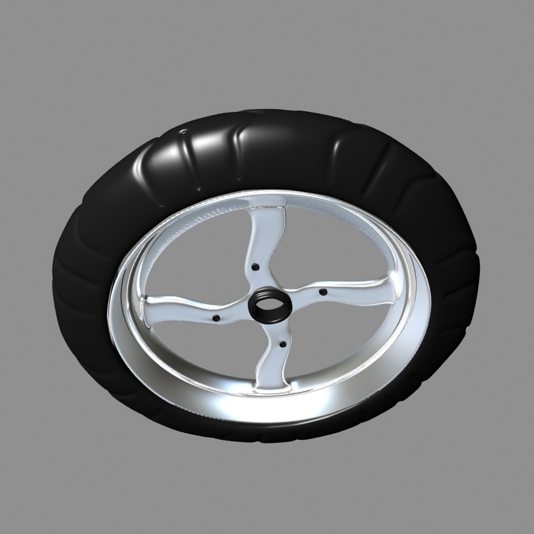 Motorbike Tyre 3d Max