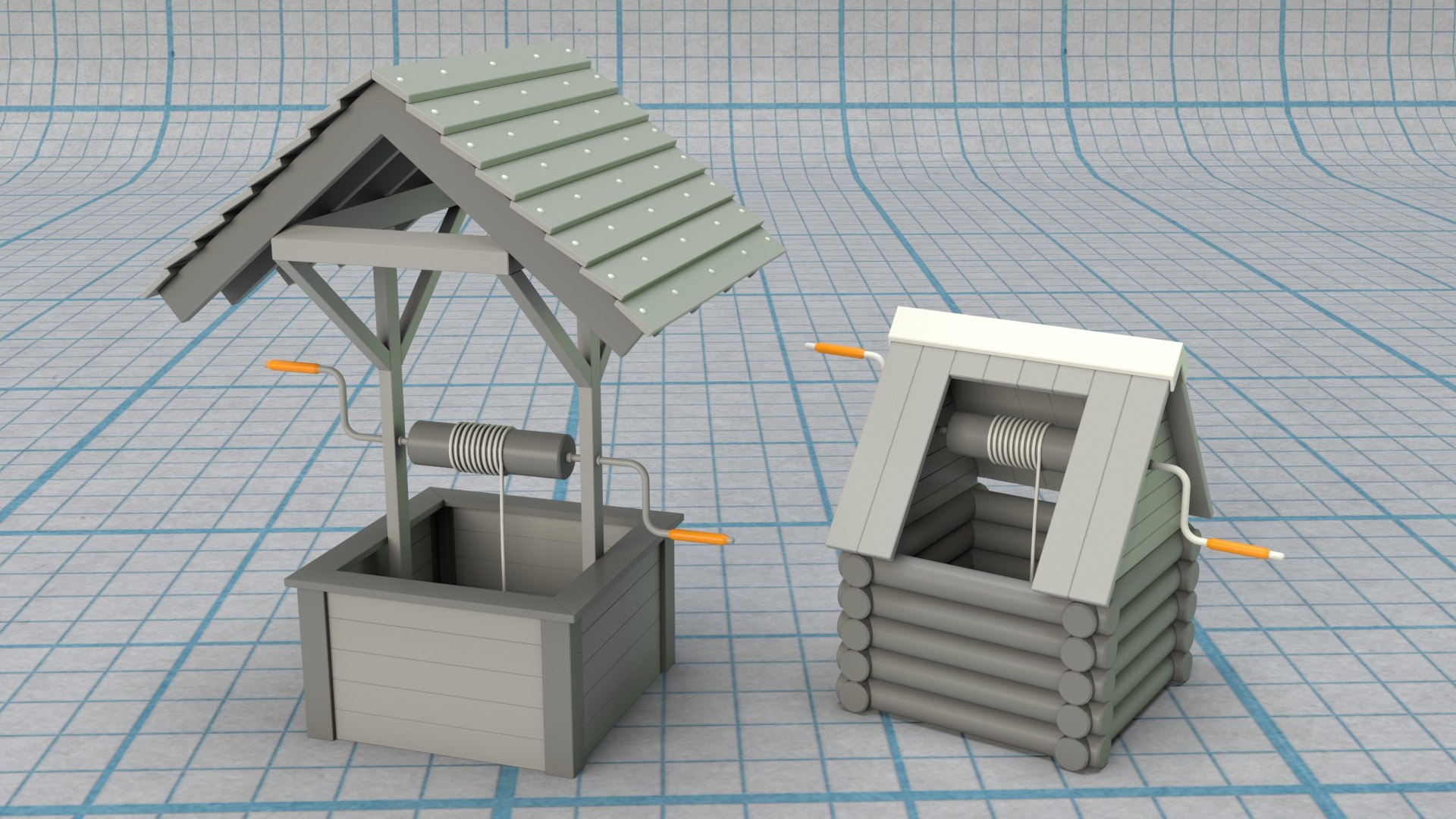 Environment Props - Collection 1 - 122 Pieces Model - TurboSquid 2070724