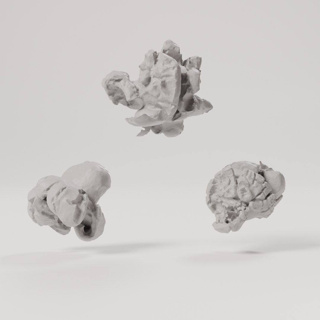 3D Popcorns - Var01 model https://p.turbosquid.com/ts-thumb/bA/ZOmutY/WA/popcorn_var01_grayscale_0001/jpg/1700306587/1920x1080/fit_q87/dbd30208c1ea3bb9f9c5846ac4d896cfeae7771e/popcorn_var01_grayscale_0001.jpg