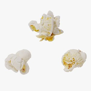 3D Popcorns - Var01 model