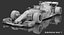 3D model grey cat gc14 formula 1
