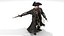 3D model Highwayman - Rigged and Animated