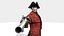 3D model Highwayman - Rigged and Animated