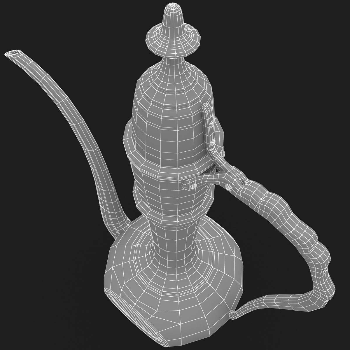 antique teapot 3d obj
