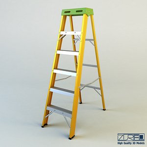3d model ladder industry