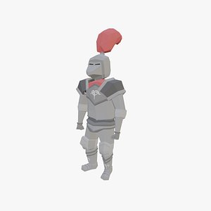 3D LOW POLY Paladin