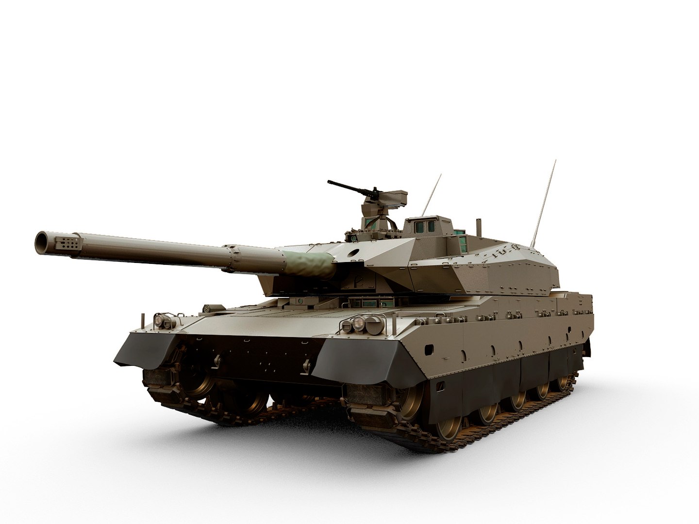 3D Type 10 Tank - TurboSquid 1532796