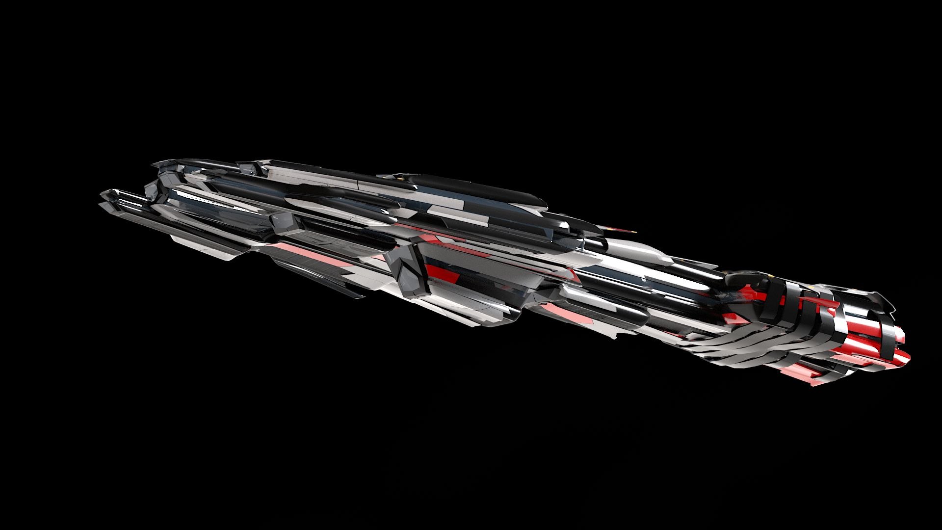 3D Lowpoly Sci Fi Spaceship Space Craft Air Vehicle 26 - TurboSquid 1842487