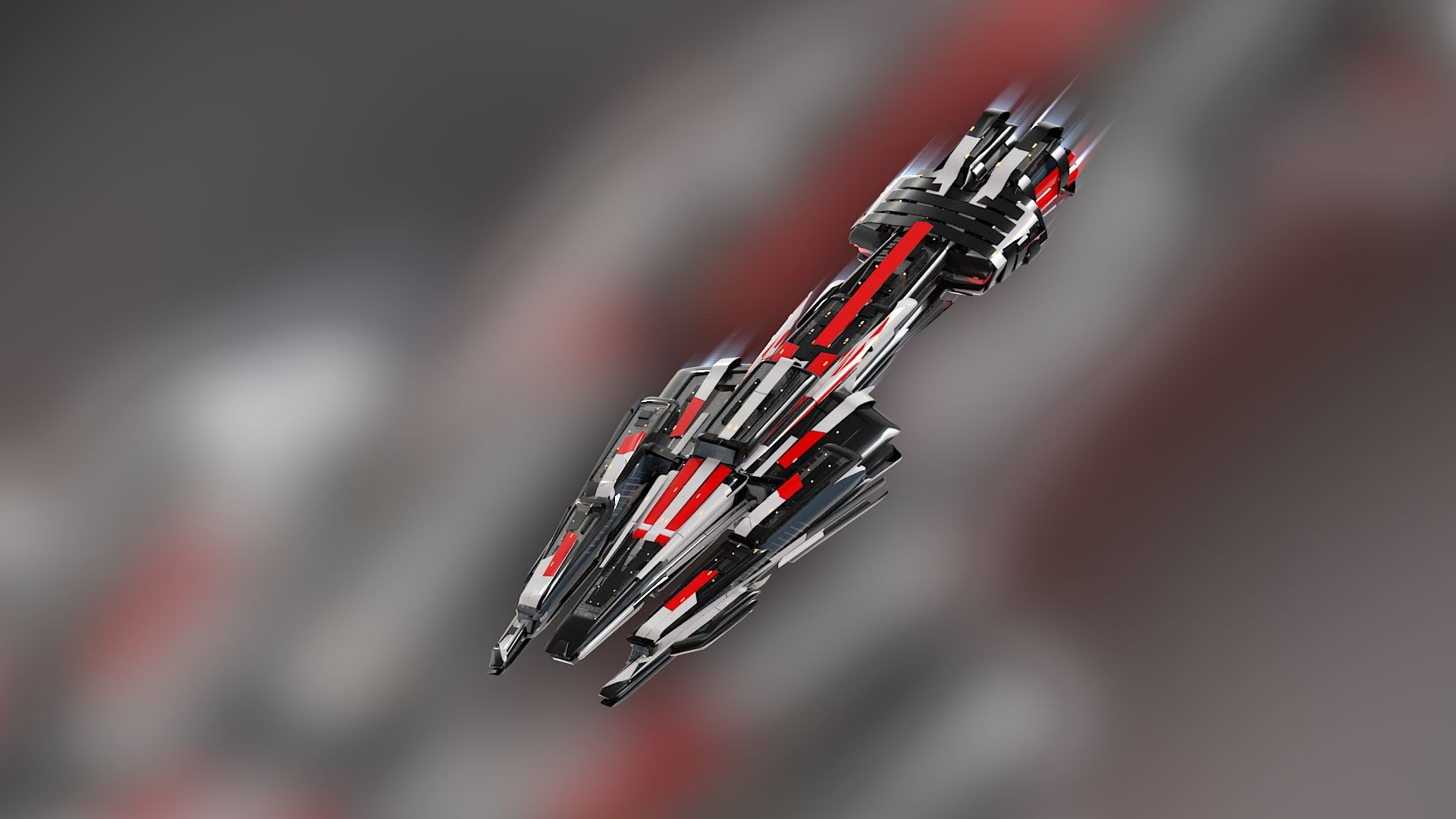 3D Lowpoly Sci Fi Spaceship Space Craft Air Vehicle 26 - TurboSquid 1842487