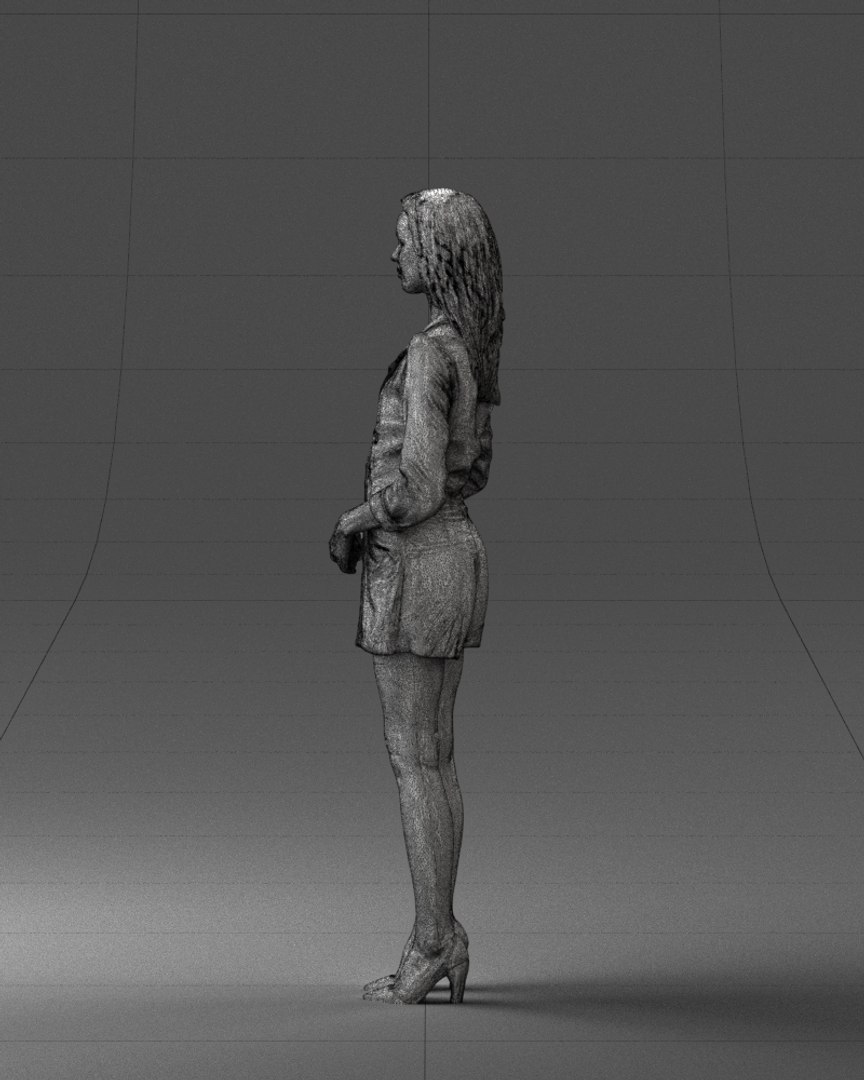 3D model fashion woman posed scanned - TurboSquid 1408108