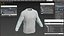 Long Sleeve Pocket Shirt Light Gray