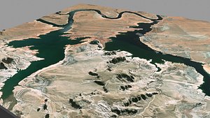 Antelope Island Utah USA 3D model