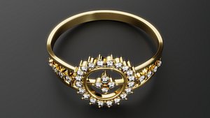 Gold Ring 3D model
