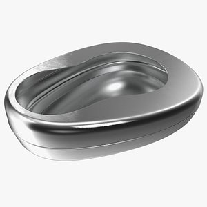 3D metal bed pan model