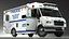 NYPD Mobile Command Center Rigged for Cinema 4D