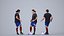 00497Mateo003 - Adult Caucasian male exercising in athletic sportswear for summer fitness
