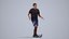 00497Mateo003 - Adult Caucasian male exercising in athletic sportswear for summer fitness