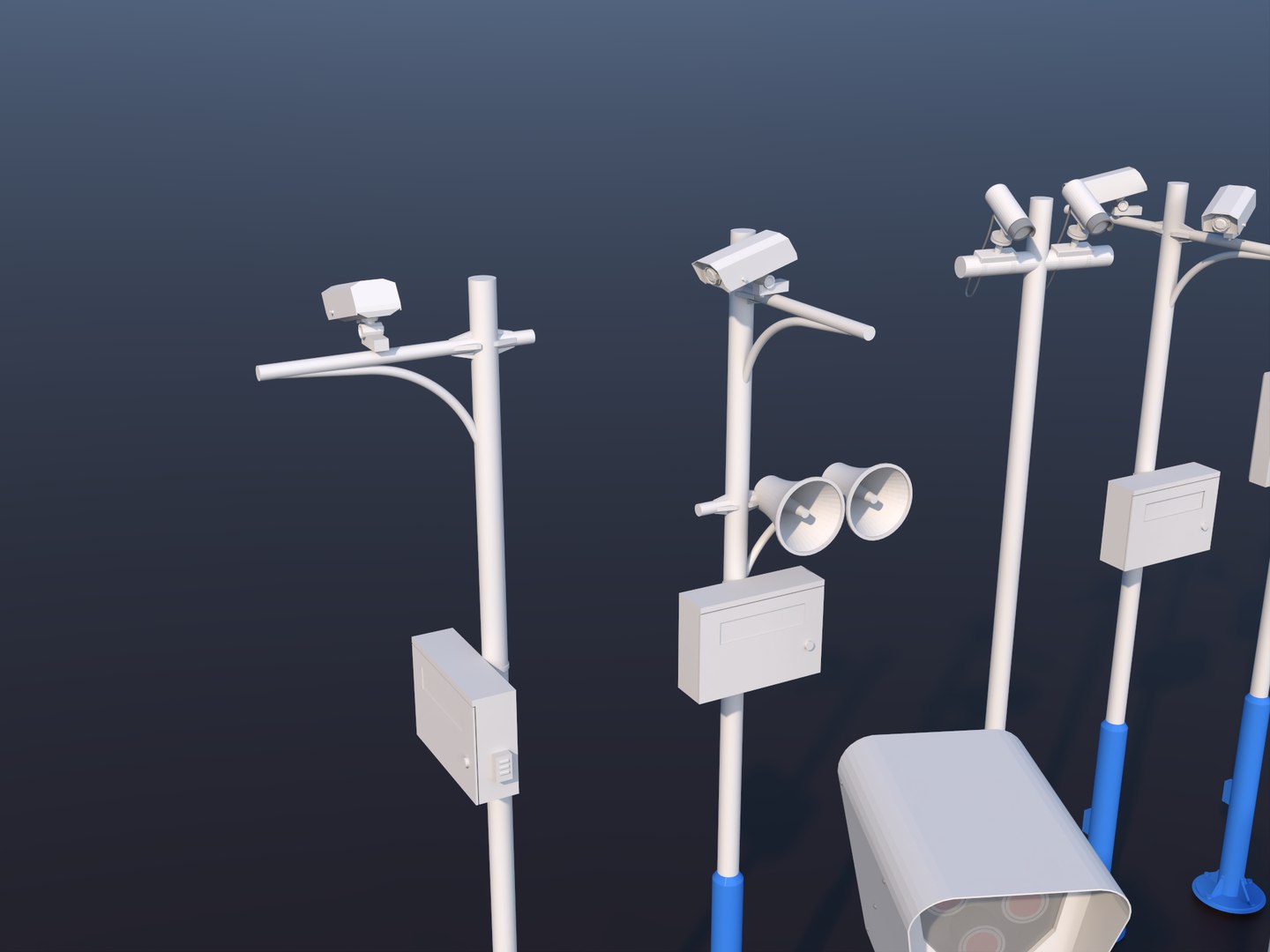 CCTV Camera Poles Collection model https://p.turbosquid.com/ts-thumb/bB/1xlrwQ/lr/camera13/png/1786365753/1920x1080/fit_q87/a87bd8048c678e82b21c03b633990c8399aba68b/camera13.jpg