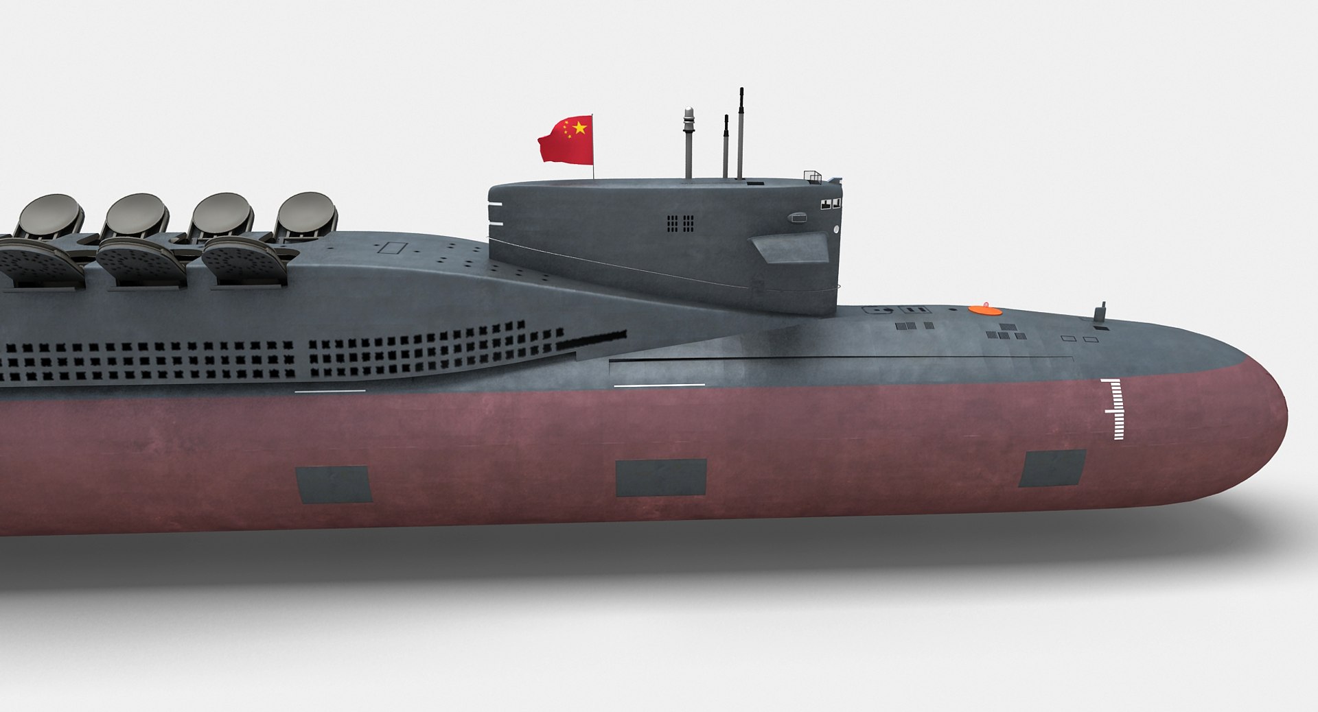 3D Chinese Type094 Nuclear Submarine - TurboSquid 1378344