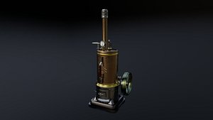3D Steampunk Engine model