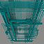 Pipes industrial ceiling 3D model