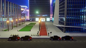 red carpet event 3D