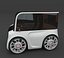 Compact electric concept car 2 with interior