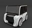 Compact electric concept car 2 with interior