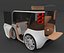 Compact electric concept car 2 with interior