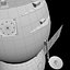 Nave espacial Progresso Soyuz alto detalhe