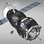 Nave espacial Progresso Soyuz alto detalhe