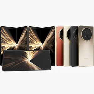 3D Honor Magic V5 All Colors Animated
