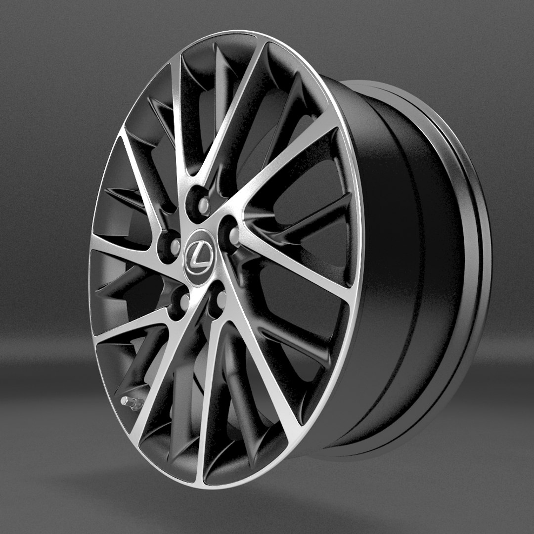 3d Lexus Wheel1 Model