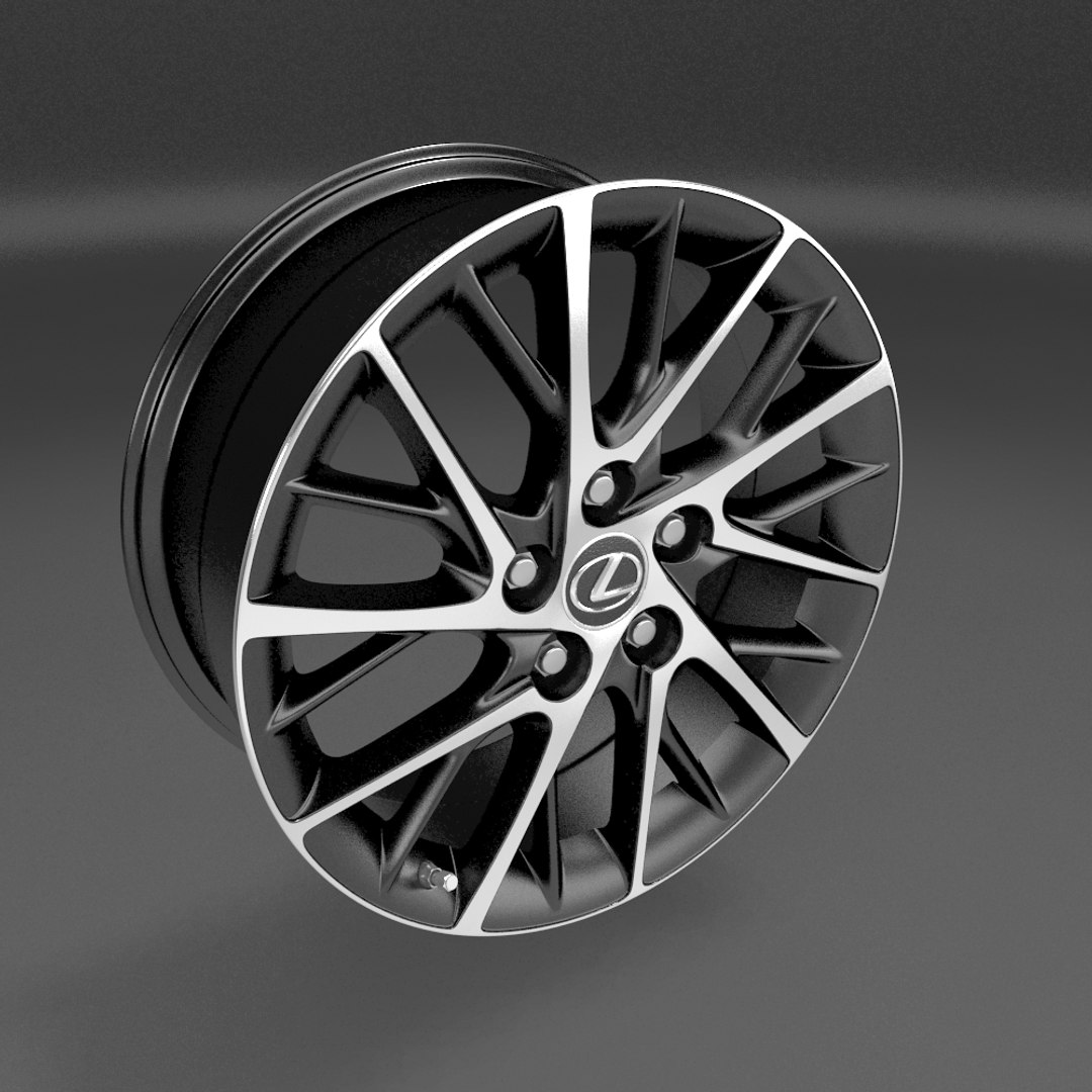 3d Lexus Wheel1 Model