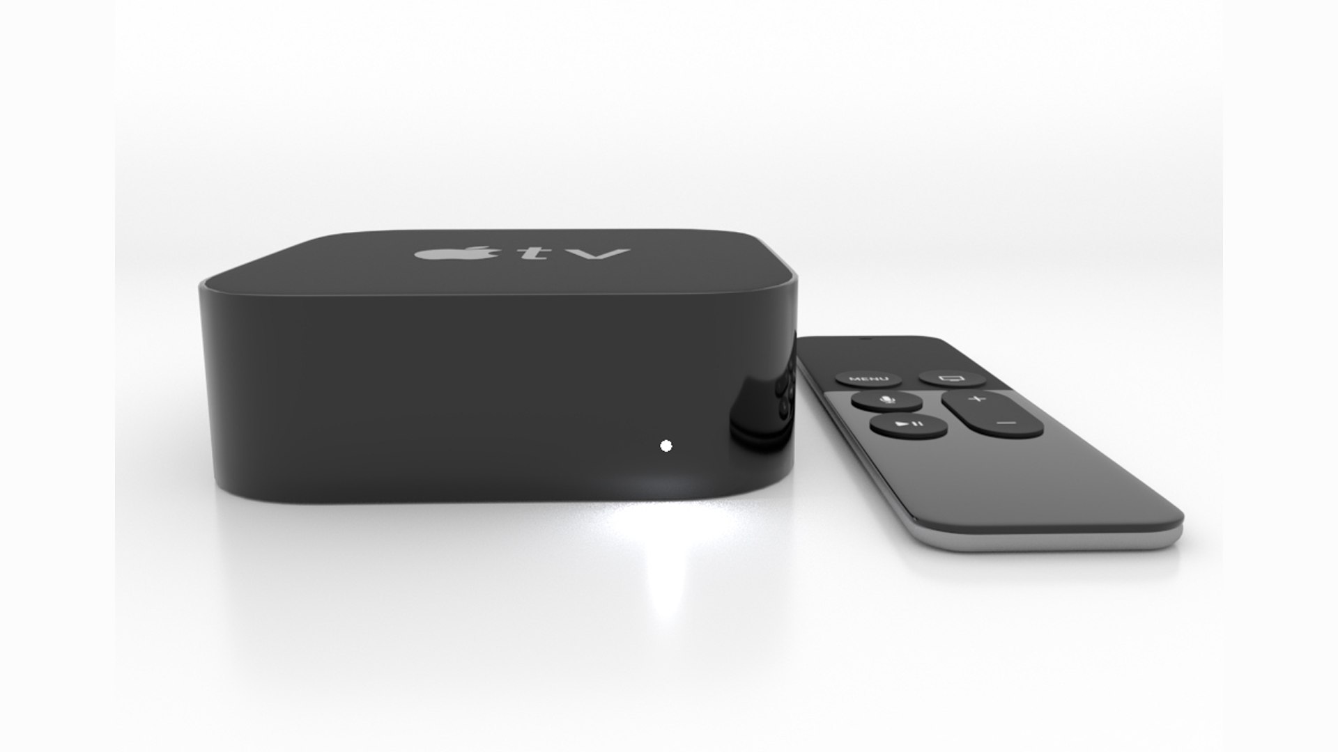3D Apple TV Box And Remote TurboSquid 1948363
