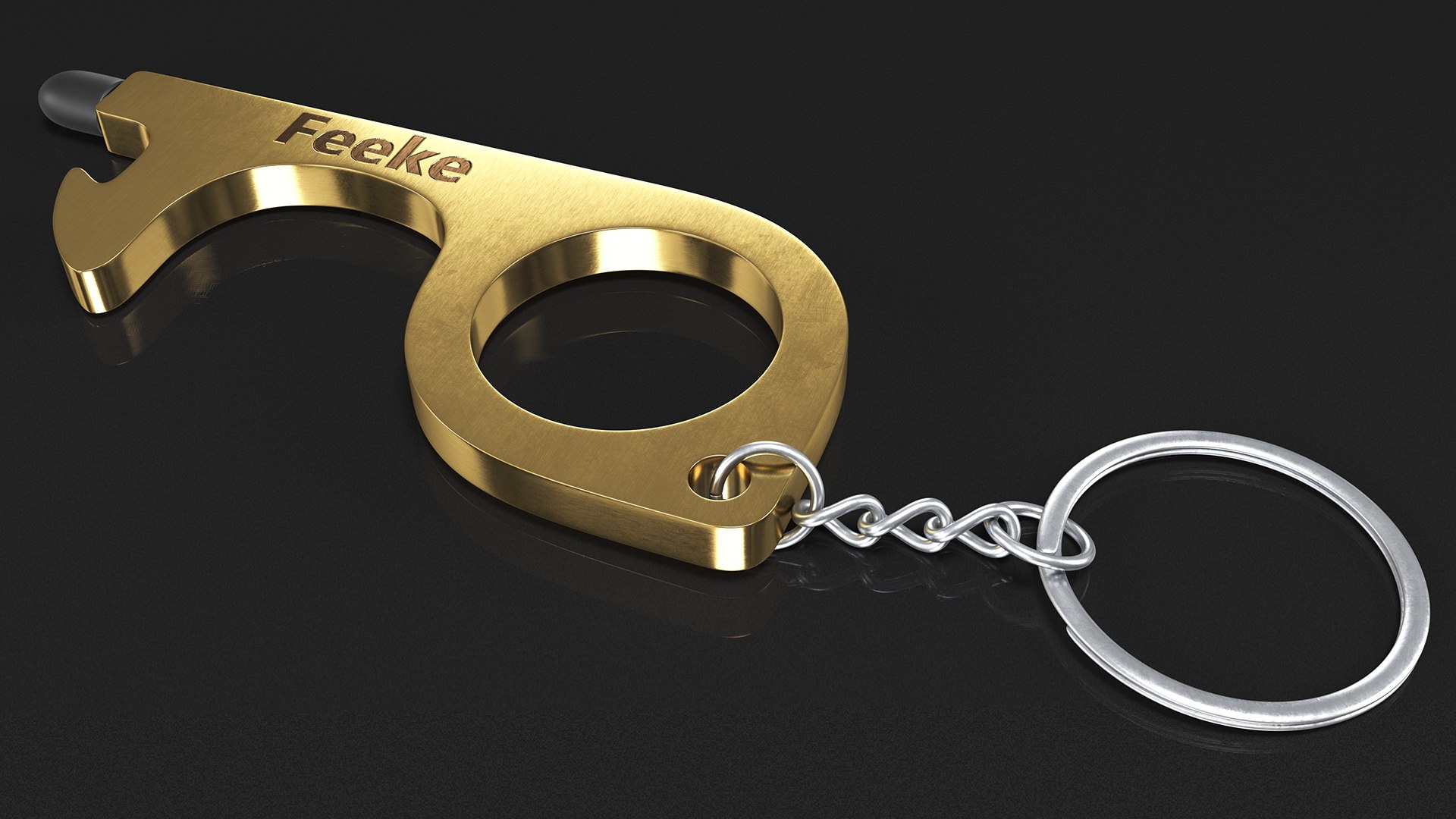 Feeke touch tool gold model - TurboSquid 1625843