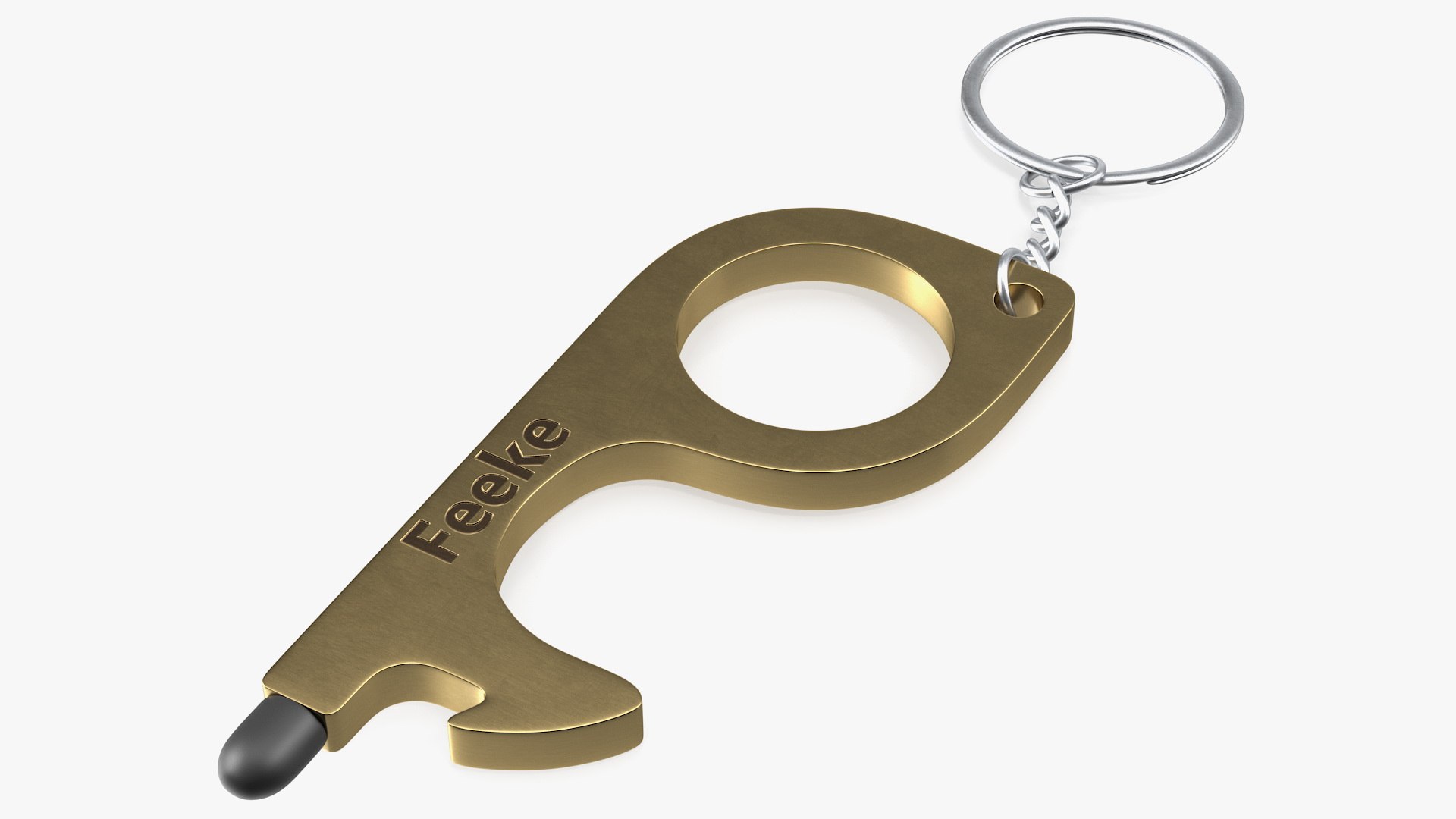 Feeke No Touch Tool Gold 3D model preview