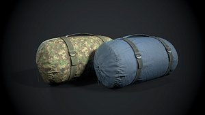sleeping bag color 3D model