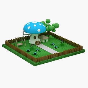 Mushroom House 02 model