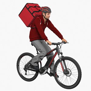 3D Electric Bike Delivery model