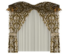 free best curtain 3d model
