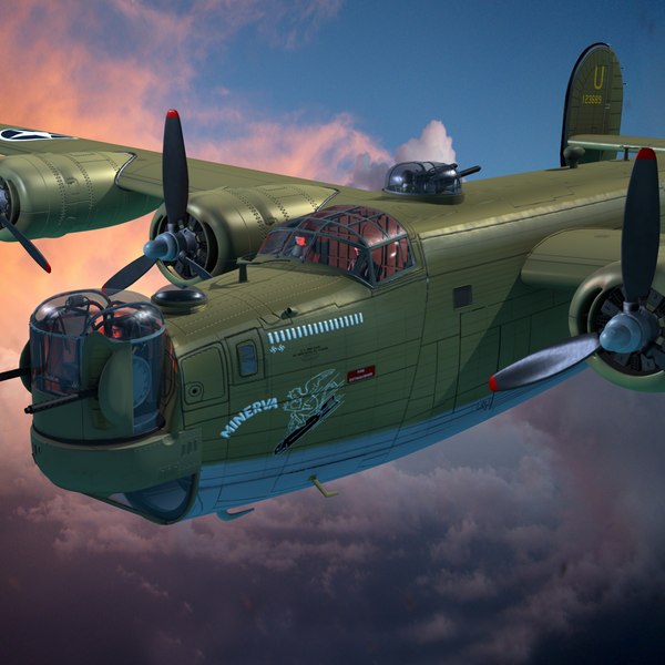 B-24リベレーターハイデフ3Dモデル - TurboSquid 417860