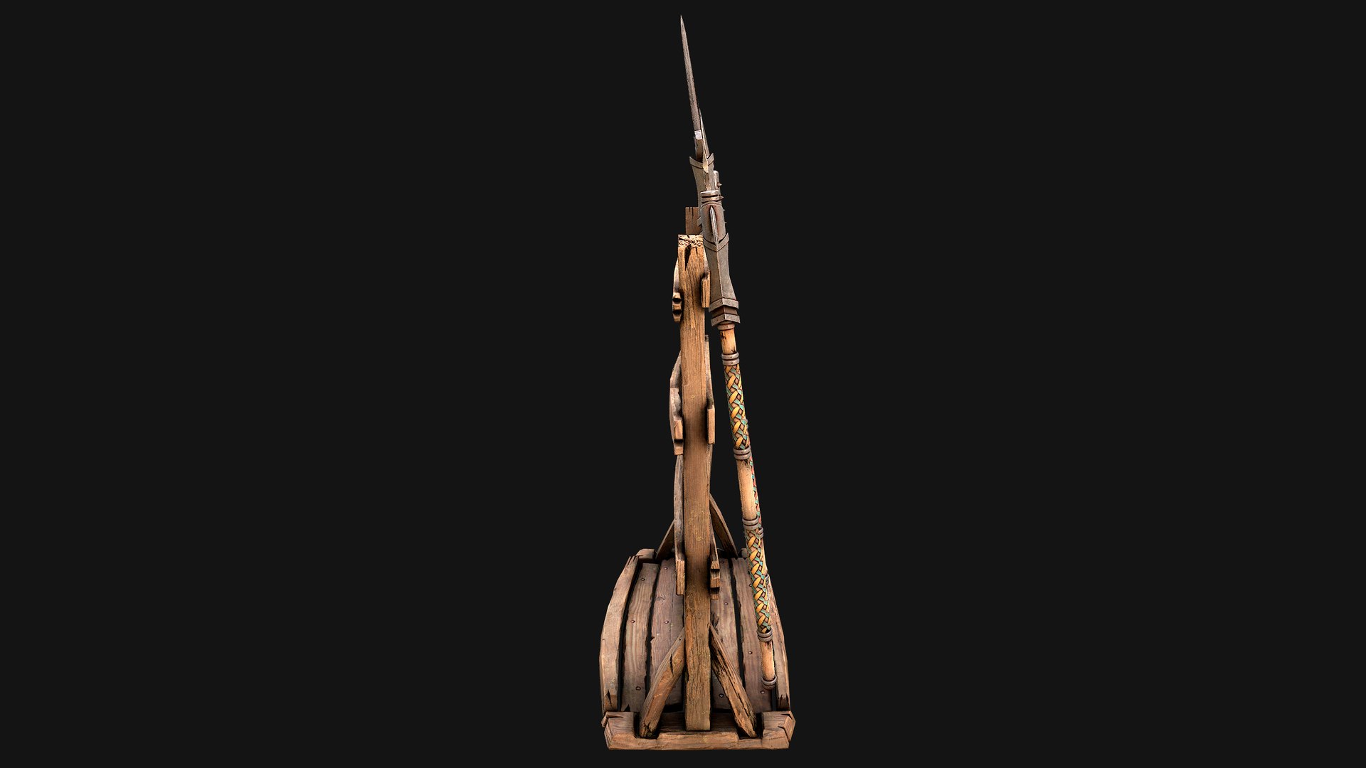 3D Medieval Weapon Rack Polearm Spear Axe Halberd Mace Set model https://p.turbosquid.com/ts-thumb/bB/h6nTYD/O3/rackpolearmseti33/png/1773306563/1920x1080/fit_q87/9ccd4493a7bc152d842300f42008c3c9d32c5055/rackpolearmseti33.jpg