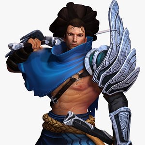 yasuo league of legends 3D model